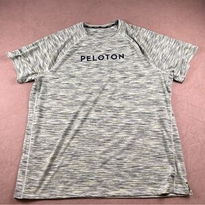 Peloton Heathered Gray Men's Short Sleeve Tee